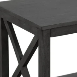 26.4" Thompson 2 Tier Shelf Dark Gray - ClickDecor -My Book Perch Sales Store unnamed file 924