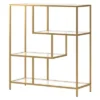 Henn& Hart 40" Tall Brass Finish Bookcase - Henn&Hart -My Book Perch Sales Store unnamed file 968