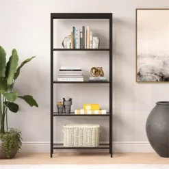 Henn& Hart 30" Wide Black Bronze Bookcase - Henn&Hart -My Book Perch Sales Store unnamed file 979
